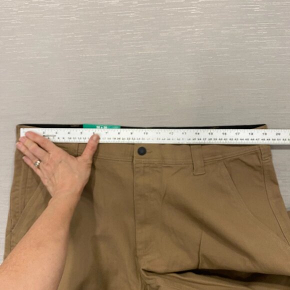 Caterpillar Utility Work Pants Mens 38 x 30 Brown Flex Waistband Cell Pocket - Picture 10 of 16